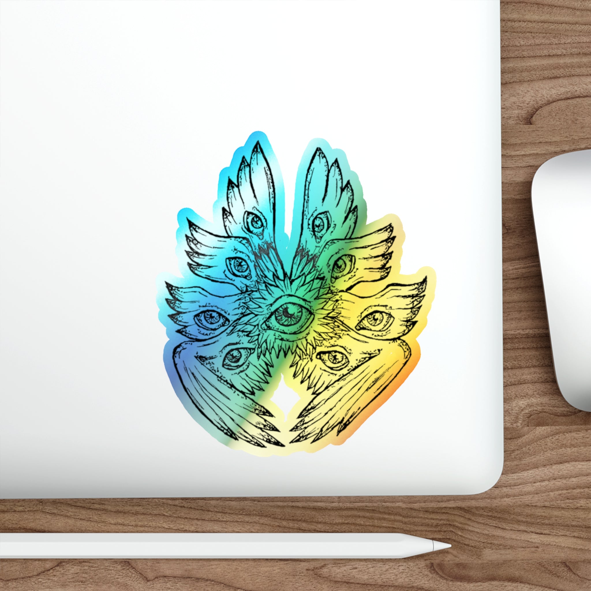 Holographic Die-cut Sticker