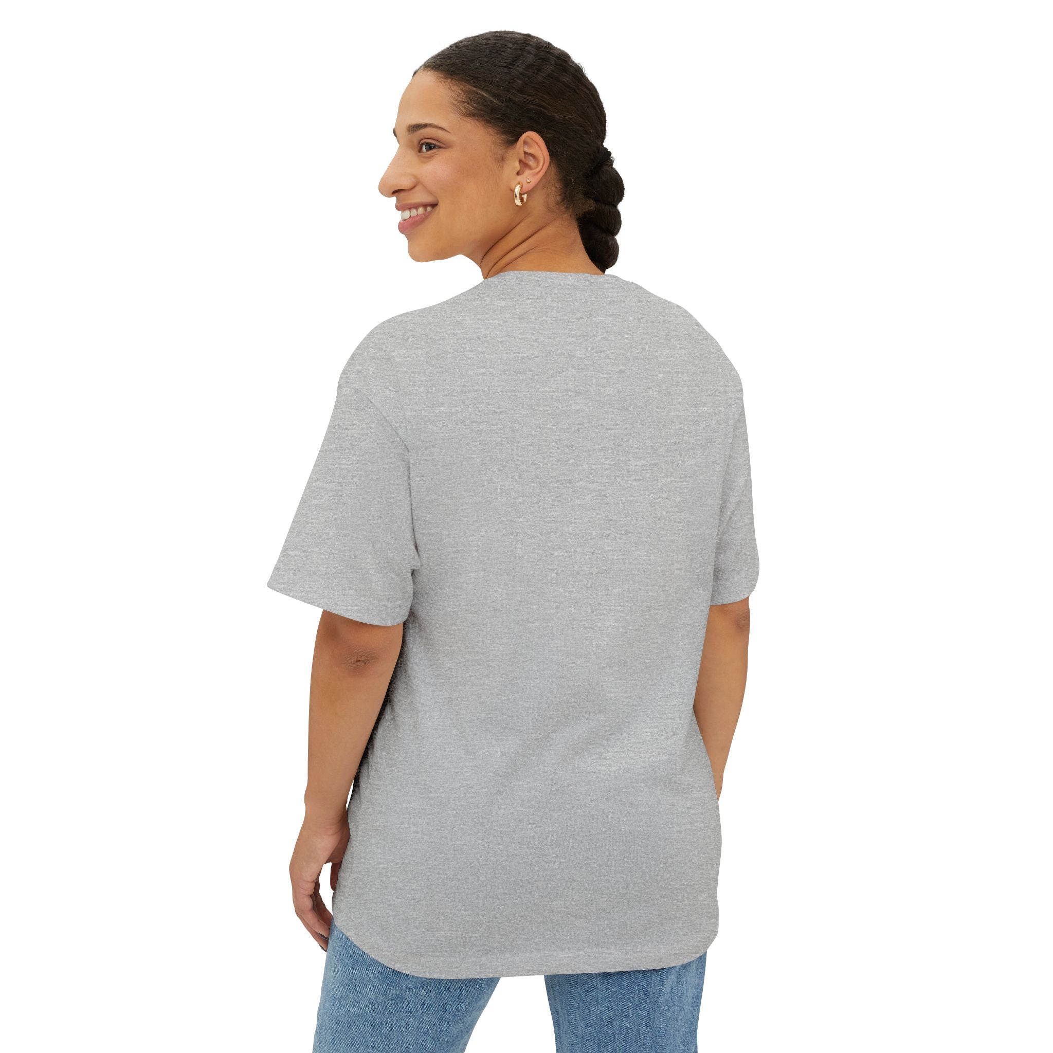 Chic Graphic Tee: "Pray Without Ceasing" Unisex Oversized Boxy Shirt, Streetwear, Gift for Him/Her, Casual Wear, Faith-Based Fashion