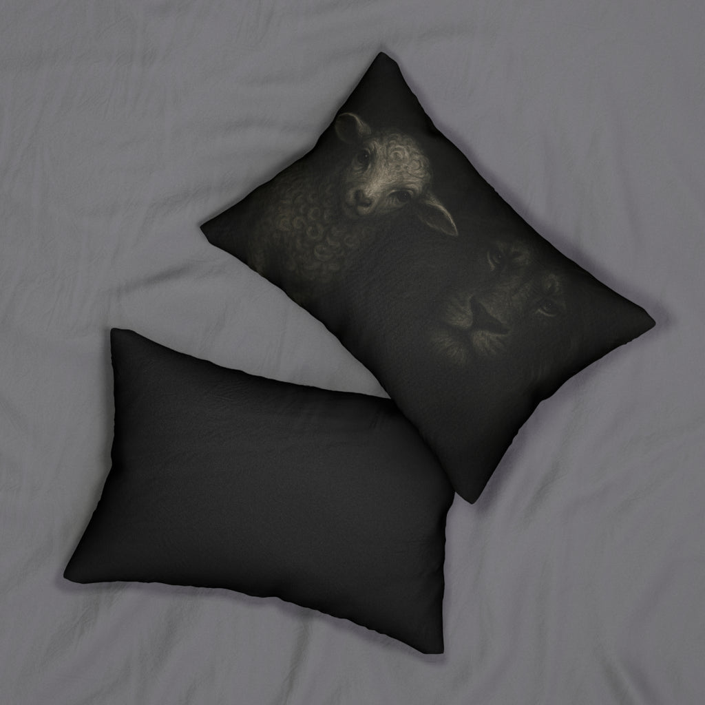 Lion & Lamb Lumbar Pillow