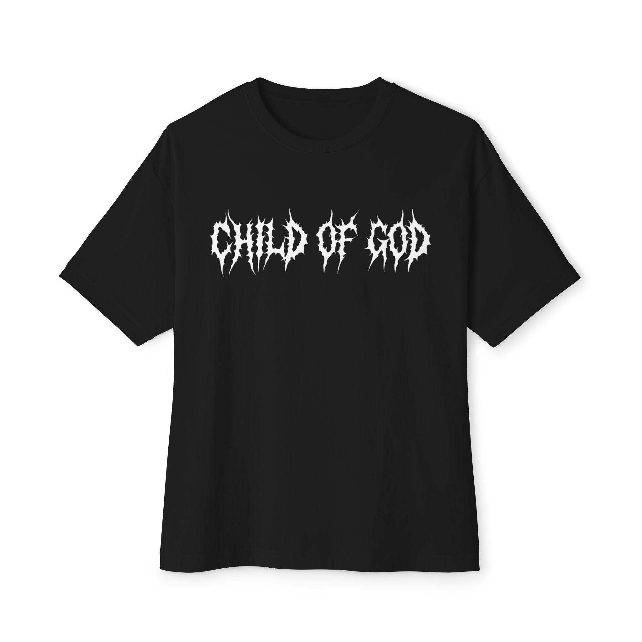 Child of God Unisex Oversized Boxy Tee, Grunge Shirt, Spiritual Fashion, Streetwear, Gift for Him or Her