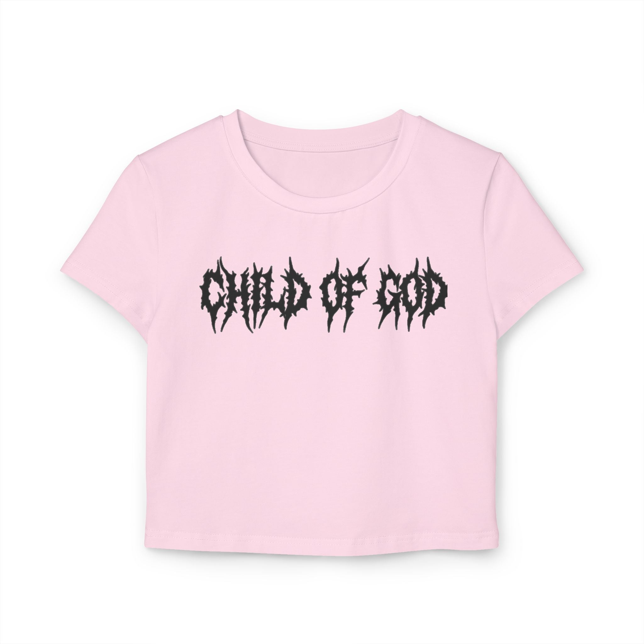 Chic Women's Baby Tee - Child of God Graphic Crop Top, Trendy Shirt, Faith-Based Fashion, Gift for Her, Casual Outfit