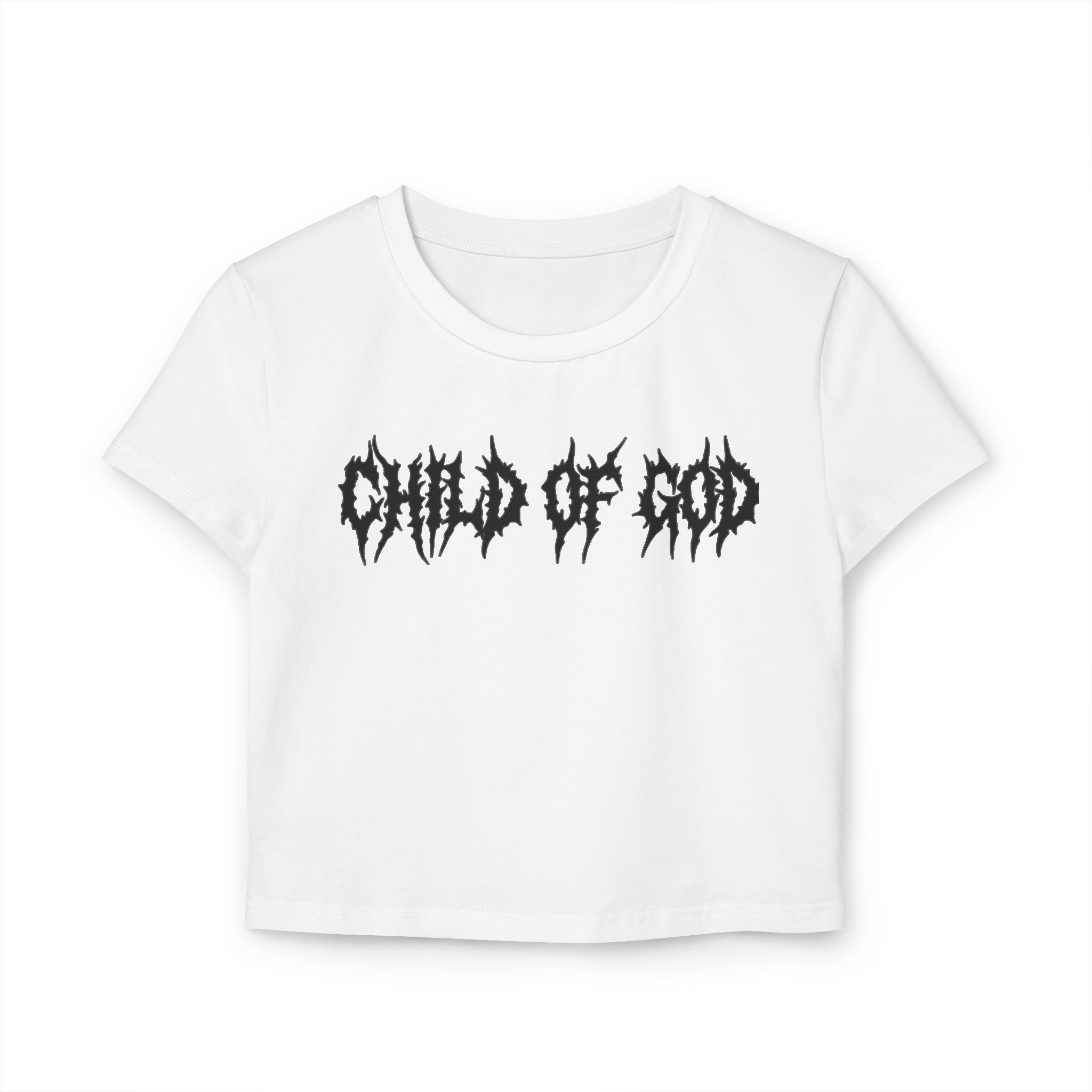 Chic Women's Baby Tee - Child of God Graphic Crop Top, Trendy Shirt, Faith-Based Fashion, Gift for Her, Casual Outfit