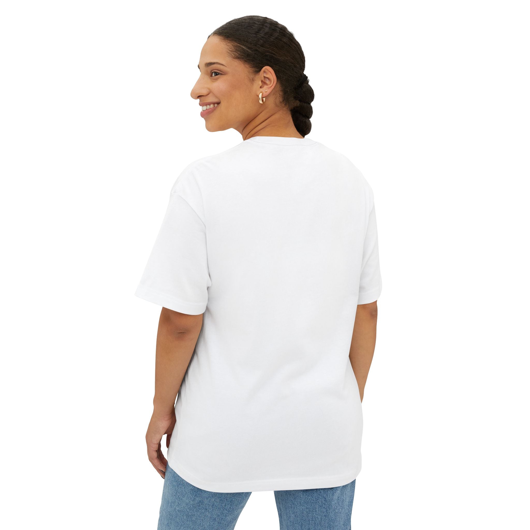 Chic Graphic Tee: "Pray Without Ceasing" Unisex Oversized Boxy Shirt, Streetwear, Gift for Him/Her, Casual Wear, Faith-Based Fashion