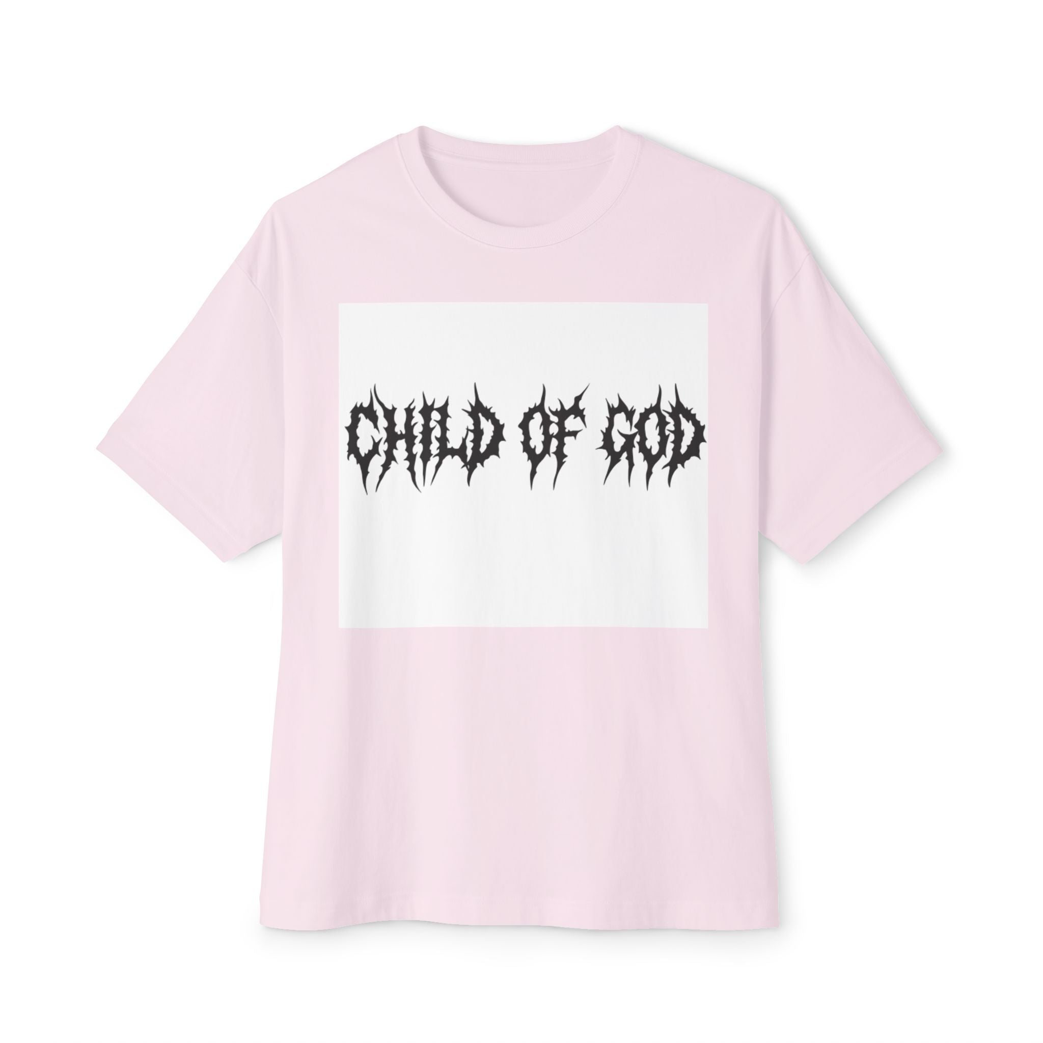 Child of God Unisex Oversized Boxy Tee, Grunge Shirt, Spiritual Fashion, Streetwear, Gift for Him or Her