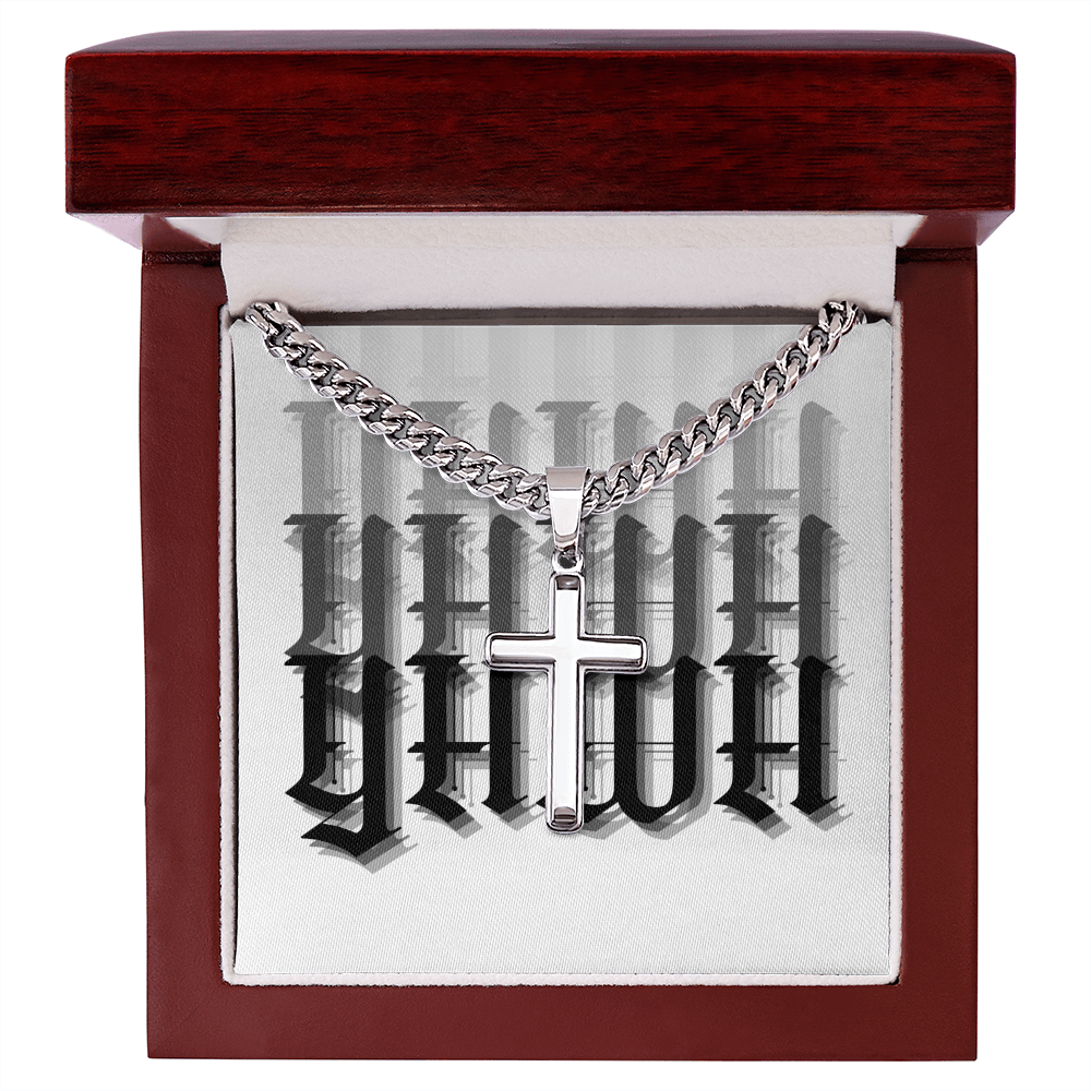 YHWH Cross Necklace
