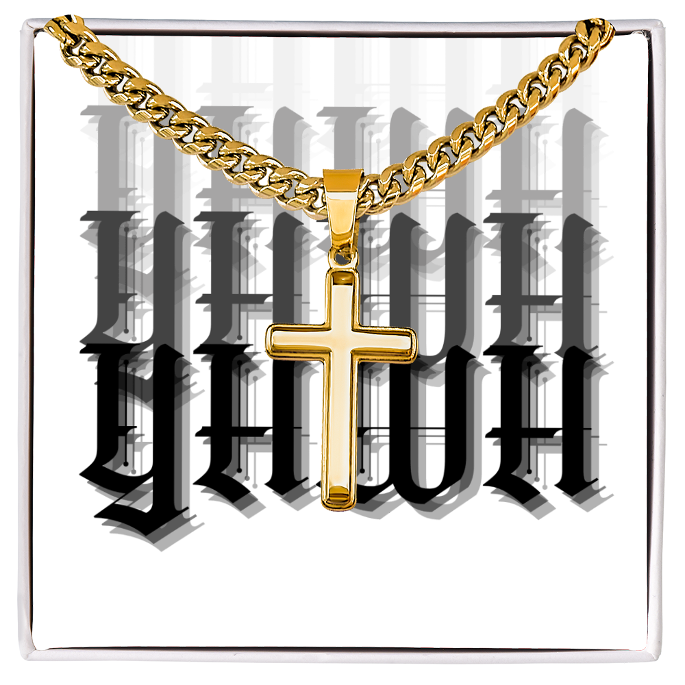 YHWH Cross Necklace