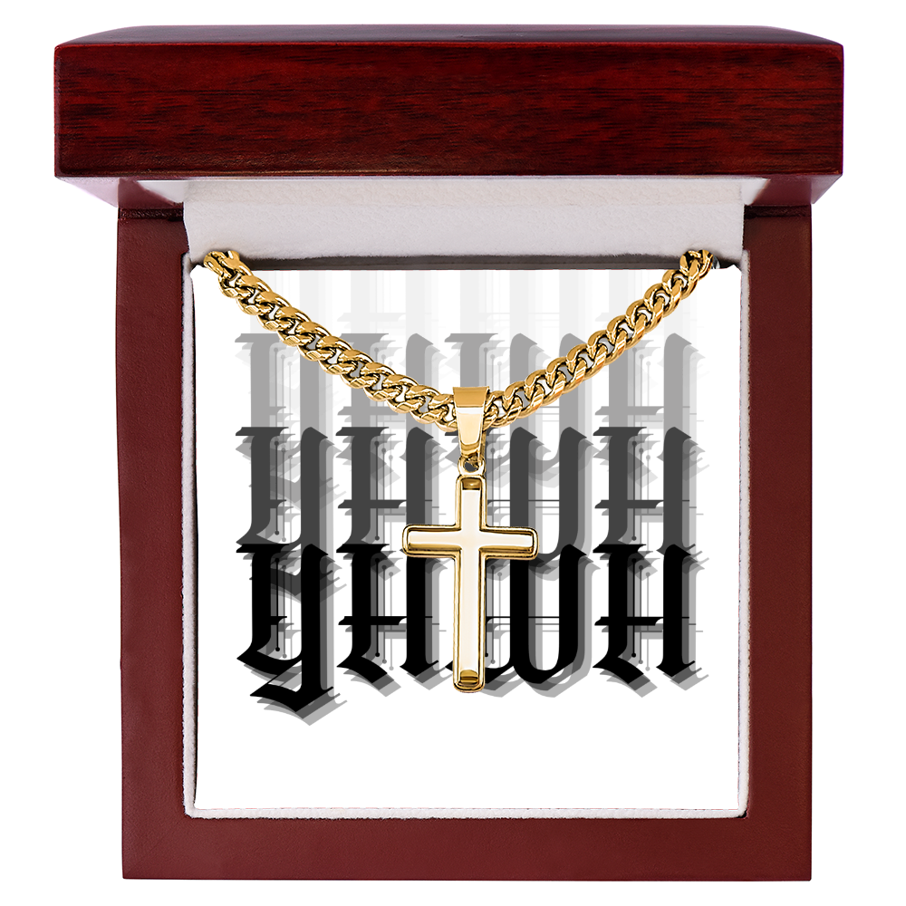 YHWH Cross Necklace