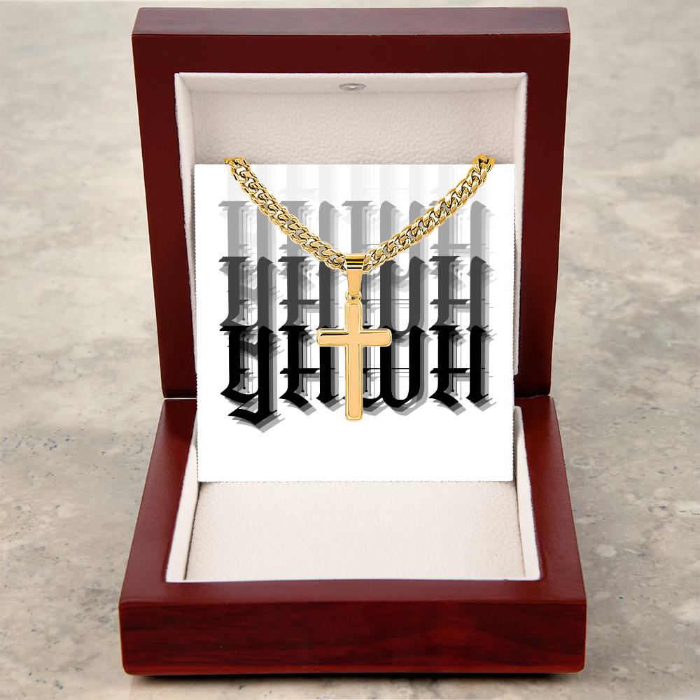 YHWH Cross Necklace