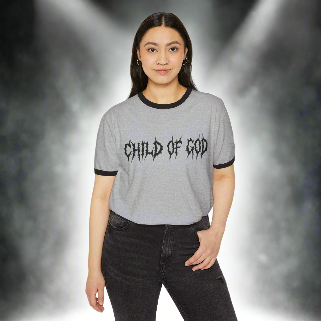 Child of God Unisex Cotton Ringer T-Shirt
